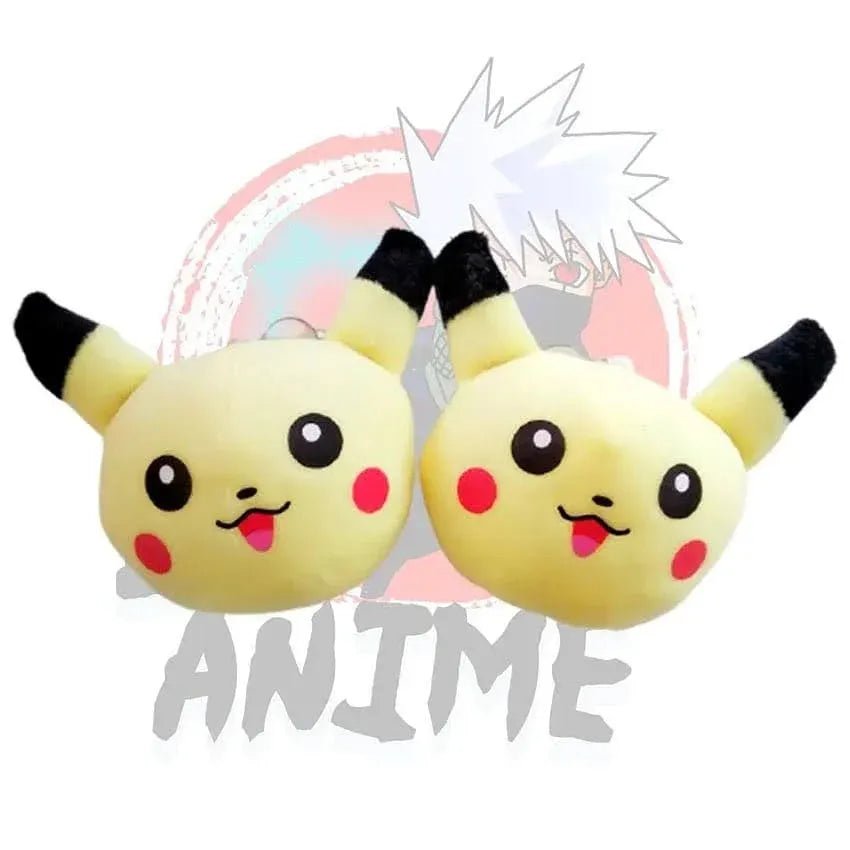Llavero de Pikachu inspirado en Pokémon, fotografía con fondo blanco, disponible en DeAnime Chile.