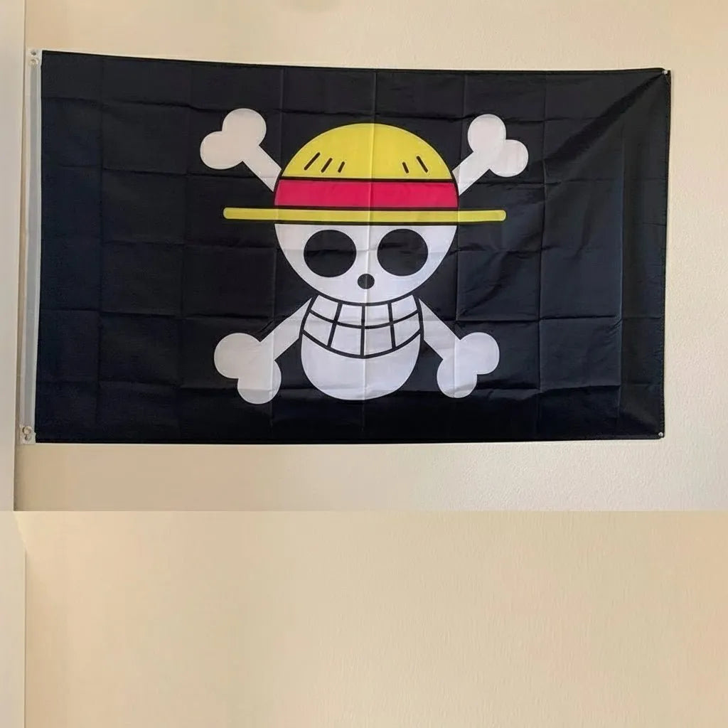 Bandera Sombrero de paja, One Piece.