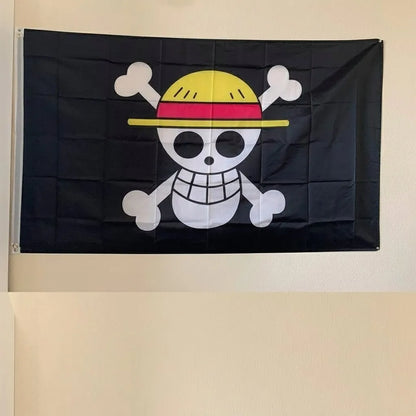 Bandera Sombrero de paja, One Piece.