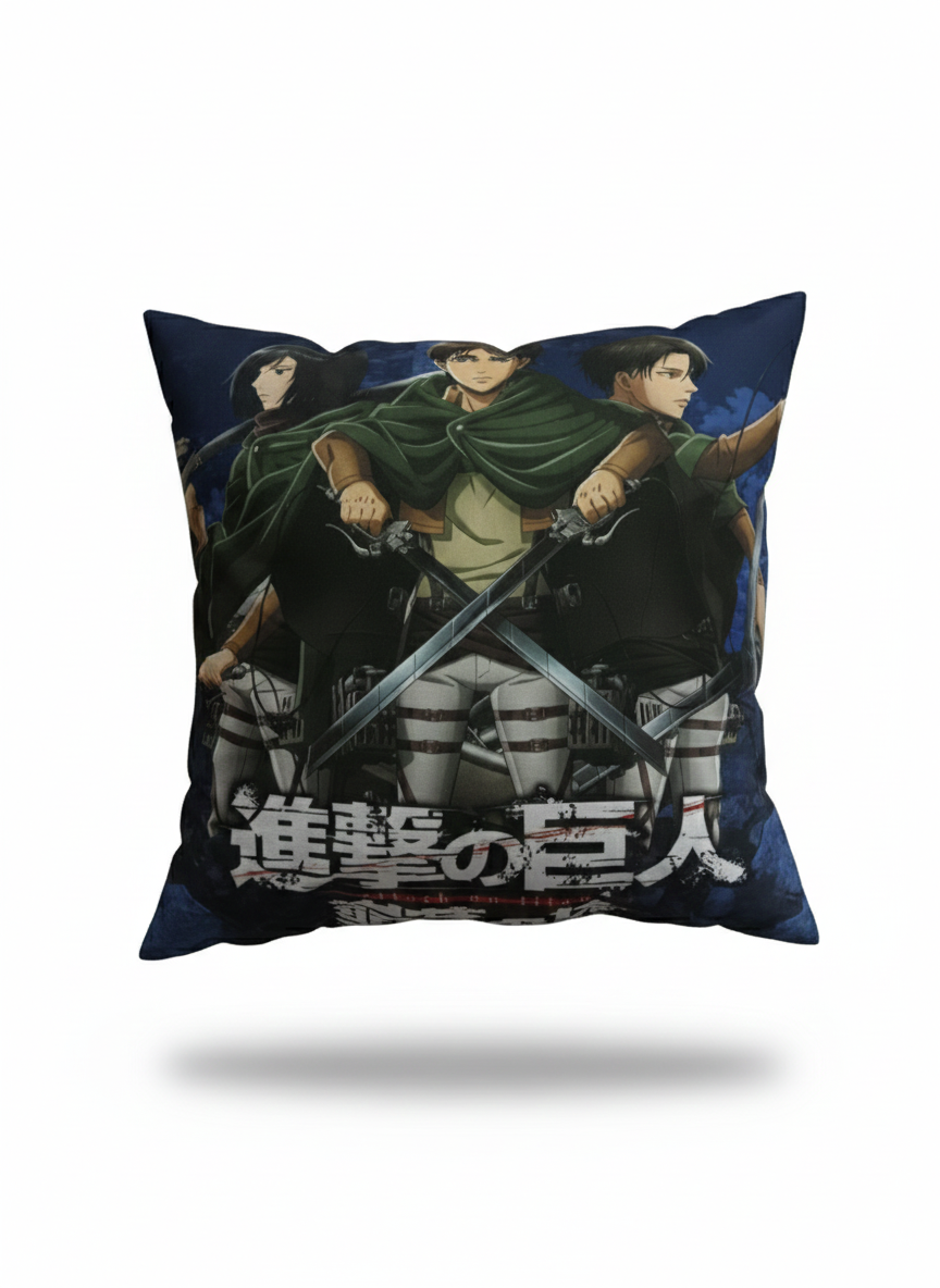 Cojín decorativo Attack on Titan (Shingeki no Kyojin)